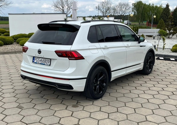 Volkswagen Tiguan cena 139900 przebieg: 58206, rok produkcji 2021 z Gostyń małe 277